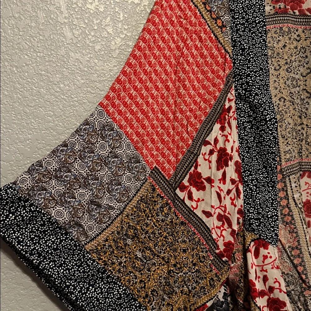 Umgee Boho Patchwork Kimono - Picture 3 of 6